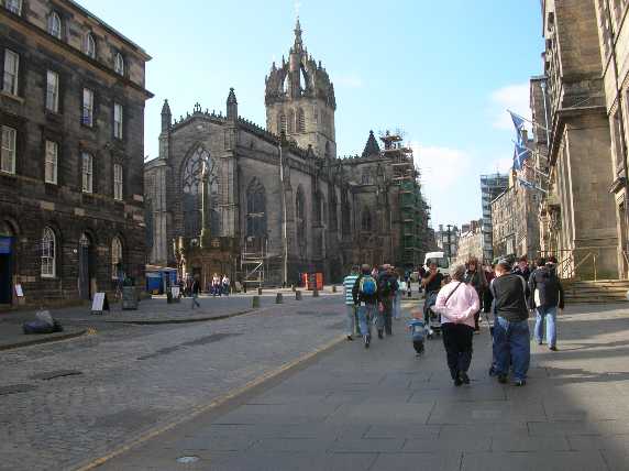 Arrival in Edinburgh